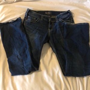 Bootcut midwaisted slim suki silver jeans co w31 L33 woman’s